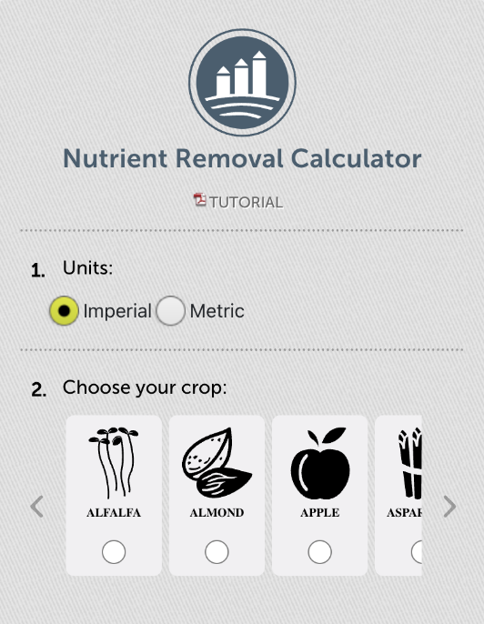 NutrientRemovalCalcuator